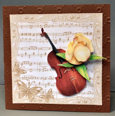 Cu 5 Music,lace and Butterflies Papers by Kristina Norbat