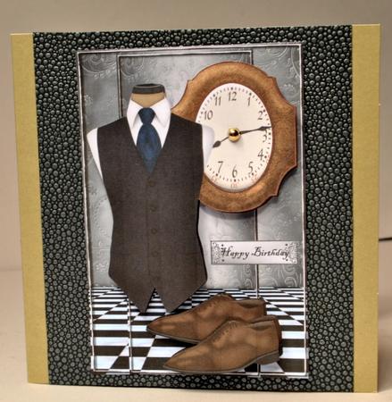 Male Card Gentlemans Clothes by Kristina Norbat