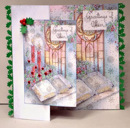 Fold Back Vintage Christmas Vellum by Kristina Norbat