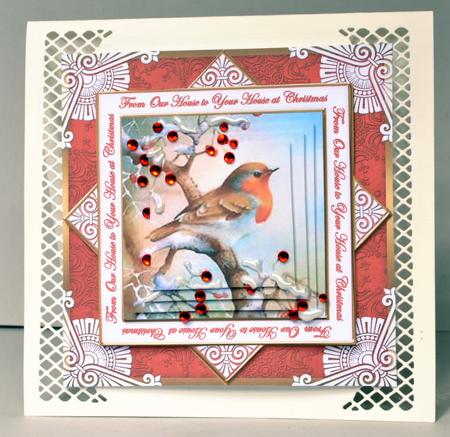 Red Robin Ours to Yours Diamond Megacoupage Cf Kit by Kristina Norbat