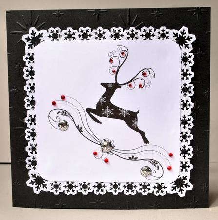 Silhouette Reindeer by Kristina Norbat
