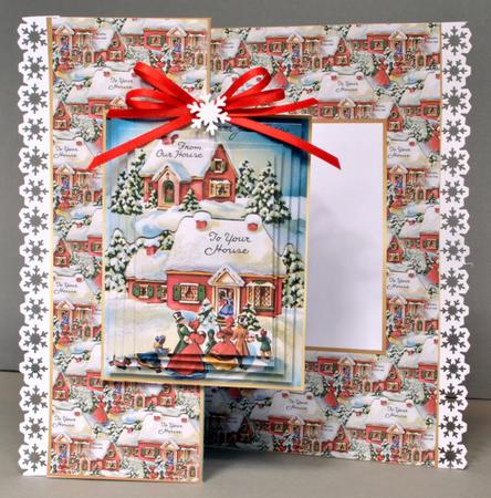 Vintage Christmas Fold Back by Kristina Norbat