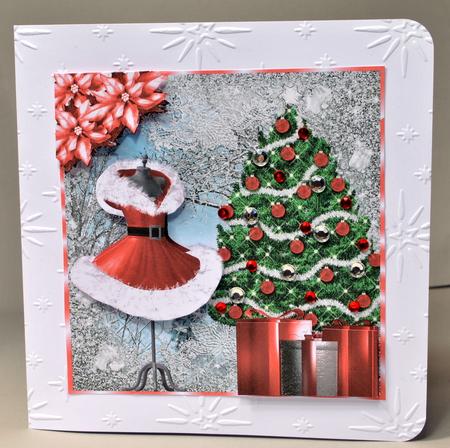 The Red Christmas Dress and Presents by Kristina Norbat