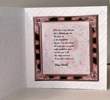 Vintage Frame Insert by Kristina Norbat