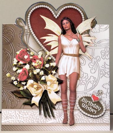 Scarlett Faerie Over the Edge Decoupage by Kristina Norbat