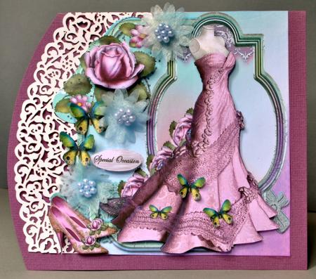 Beautiful Dress in Purple by Kristina Norbat
