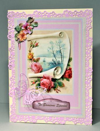 Lovely Ship on a Scroll by Kristina Norbat