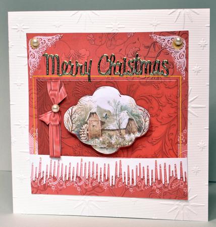 Xmas Mill 8x8 by Kristina Norbat