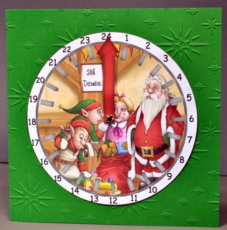 Advent Countdown Clock 8 by Kristina Norbat