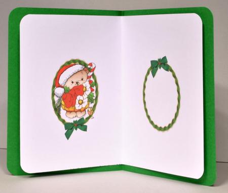 Teds Christmas Basket Red Insert by Kristina Norbat
