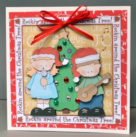 Silver Star Twinkles Christmas Bauble 8in Insert Panel by Kristina Norbat