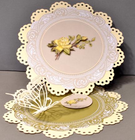 Cu 6 Round Lace Doilies by Kristina Norbat