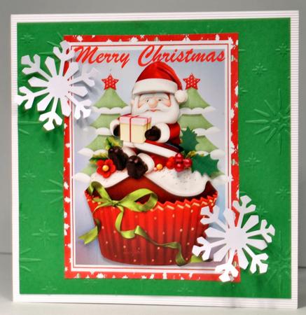 Santa's Christmas Cupcake  by Kristina Norbat
