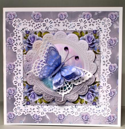 10 Butterflies & Roses A4 Papers by Kristina Norbat