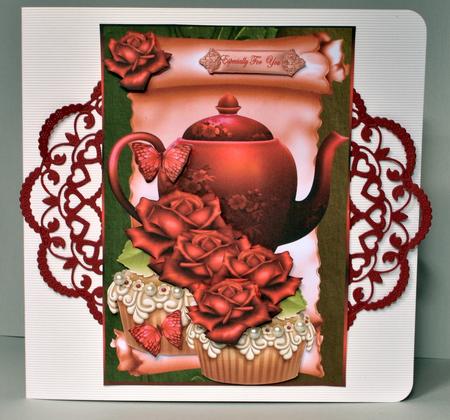 Tea Time Antique Roses by Kristina Norbat