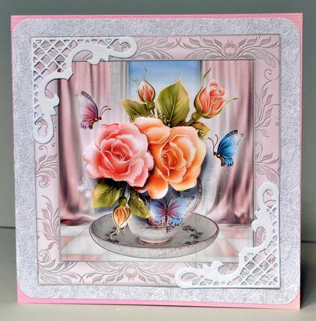 Cup of Roses by Kristina Norbat