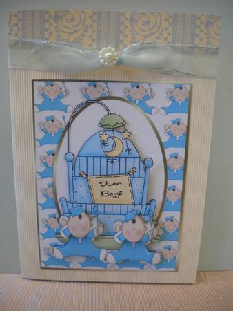 2 Little Princes Twin Card Front by Kristina Norbat