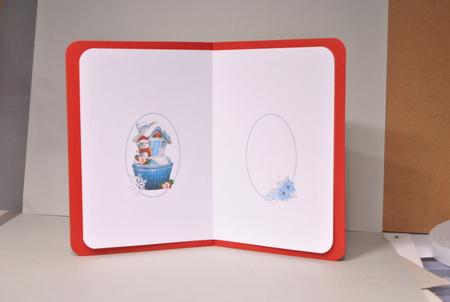 Snowman Cupcake from Our House to Your House Insert by Kristina Norbat