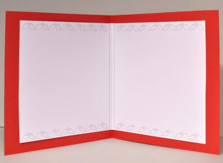 Holly Silver Plain 5-5in Folded Insert by Kristina Norbat