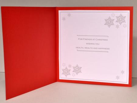 Snowflakes Silver for Friends 8in Insert Panel by Kristina Norbat