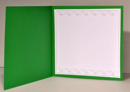 Holly Silver Plain 8in Insert Panel by Kristina Norbat