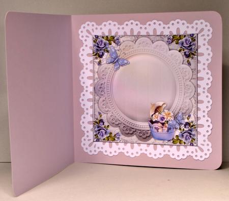 Violet Cupcake 8x8 Insert by Kristina Norbat