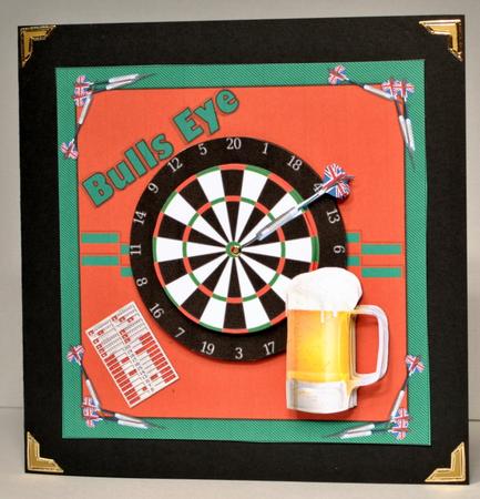 Bulls Eye Darts and a Pint by Kristina Norbat