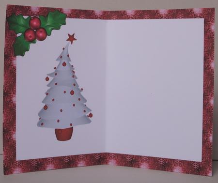 2 A6 Xmas Tree Inserts by Kristina Norbat