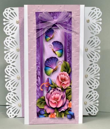Large Dl Enchanted Flowers & Butterflies by Kristina Norbat