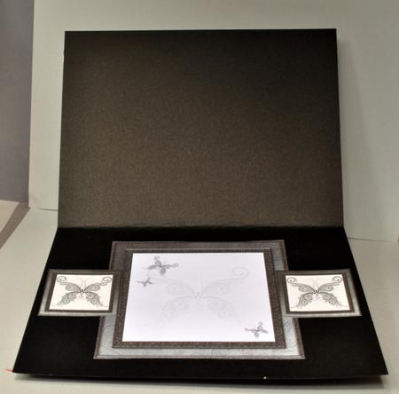 Butterfly Bliss Blank Insert by Kristina Norbat