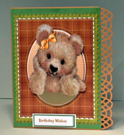 Cute Boy Bear Pondering What to Do  by Kristina Norbat