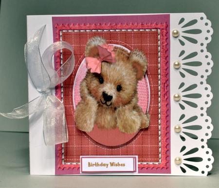 Cute Girl Bear Pondering What to Do  by Kristina Norbat