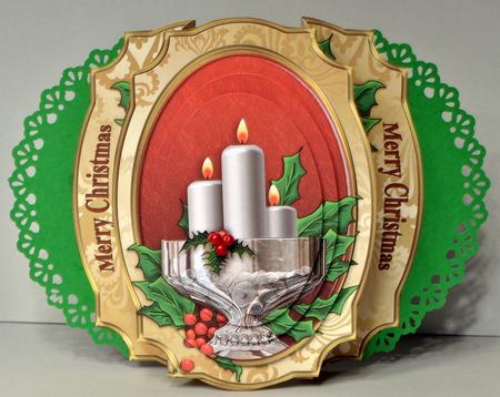 Candles & Christmas Butterflies by Kristina Norbat