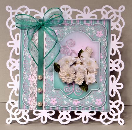 White Flowers, Lace and Pearls by Kristina Norbat