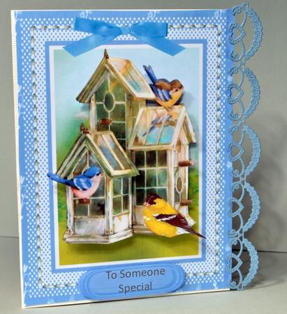 Lovely Birds in the Nest House  by Kristina Norbat