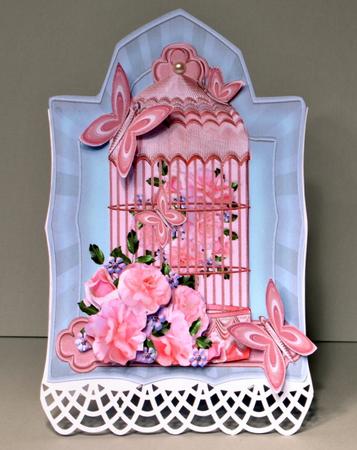 Birdcage and Roses by Kristina Norbat