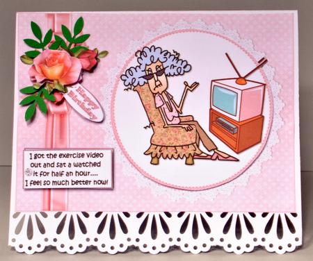 Stella and Her Exercise Video Quick Card by Kristina Norbat