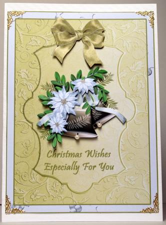 Christmas Bells & Poinsettia by Kristina Norbat
