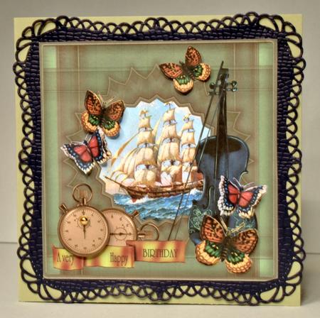 Male Card Vintage Memories by Kristina Norbat