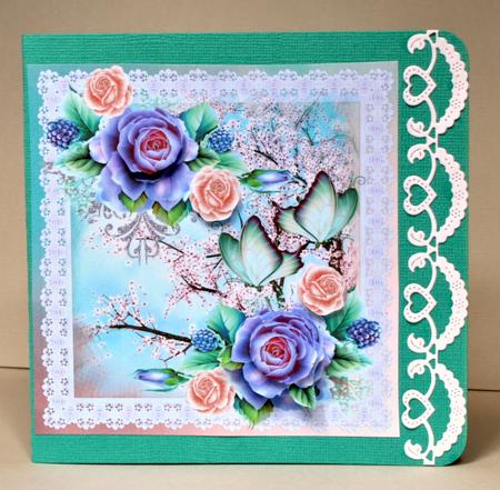 Glorious English Roses & Butterflies by Kristina Norbat