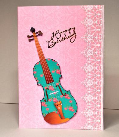 Pink Damask and Lace by Kristina Norbat