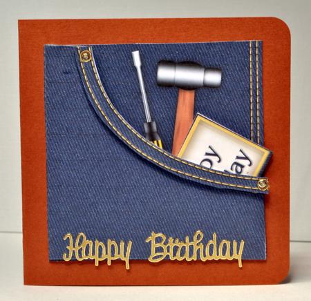Denim Pocket Card Mini Kit by Kristina Norbat