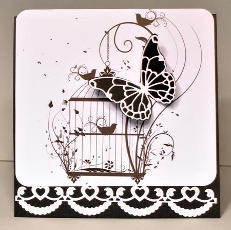 Floral Bird Cage by Kristina Norbat