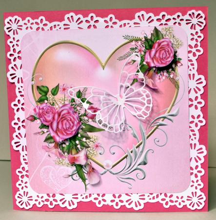 8x8 Pink Delight for My Love by Kristina Norbat