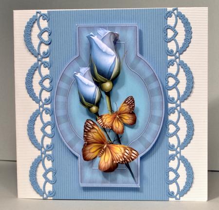 Shield Roses and Butterflies by Kristina Norbat