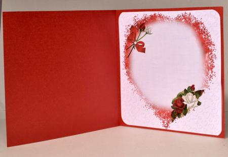 8x8 Satin and Pearl Heart Insert Plate by Kristina Norbat