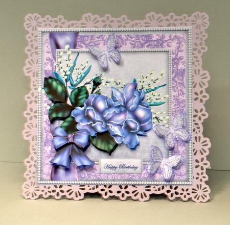 Mini Kit Vintage Lavender Roses by Kristina Norbat