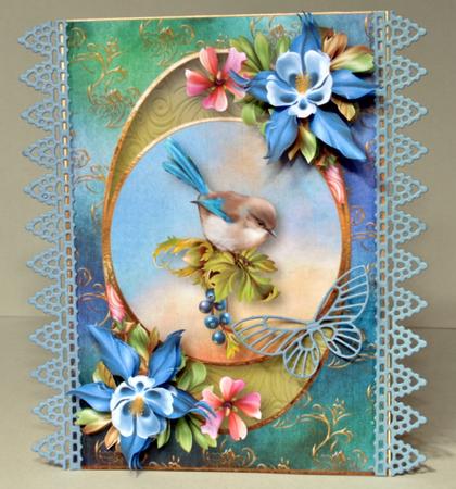 Centre Circle - Fleur De La Foret & Pretty Bird by Kristina Norbat