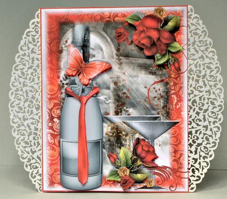 The Red Tie, Wine and Roses by Kristina Norbat