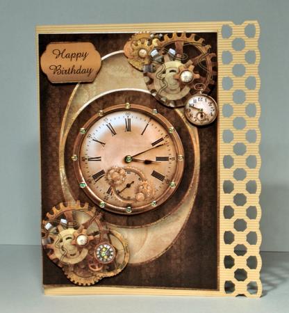 Centre Circle - Male Clocks and Cogs by Kristina Norbat